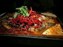 -探鱼·鲜青椒爽麻烤鱼(广州花都来又来店)
