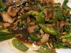 辣椒炒肉-忆江南·临江鱼馆