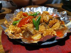 -东来菜馆•手抓海鲜家常菜•海鲜锅贴(鸽子窝店)