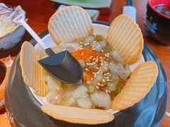 芥末章鱼豆腐沙拉-鳗鱼家·深夜食堂(军博店)
