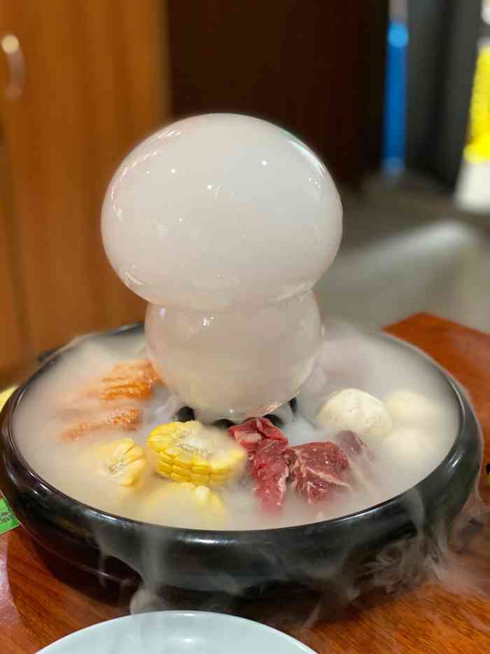 大浪炭火鲜牛肉酒场「大浪三宝(网红必点」肉是真好吃,三碟.