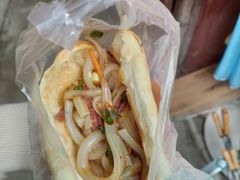锅盔夹张飞牛肉凉粉-小陈方酥锅盔(古城总店)