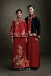 -藤薰定制中式嫁衣礼服旗袍店