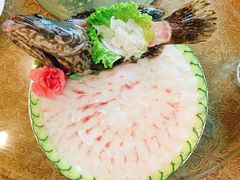 石斑鱼刺身-鱼市酒店(威海水产批发市场店)