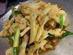 干锅丽水香菇花菜-探花·意境江南菜·唐伯虎文化体验店·松鼠桂鱼(观前店)