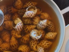 古越陈酿煮花螺-杭州西子湖四季酒店·金沙厅