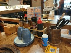 -明洞阿姨·韩式酱蟹烤肉·创意料理(三元桥店)