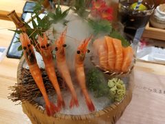 三文鱼和甜虾-鲔屋寿喜烧