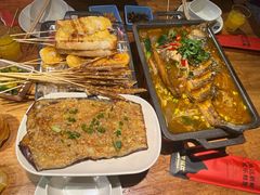 -路边摊小炉子烧烤