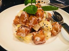 菠萝油条虾-华豫川酒家(大卫城店)