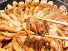 大公鸡粘卷子-华盛园卷子王农家菜水库鱼