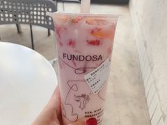 草莓优格茶-放哈·甜醅子奶茶创造者(正宁路店)