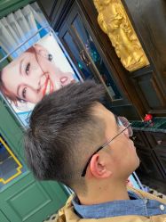 点击看大图 -海文先生国潮烫染男士理发馆