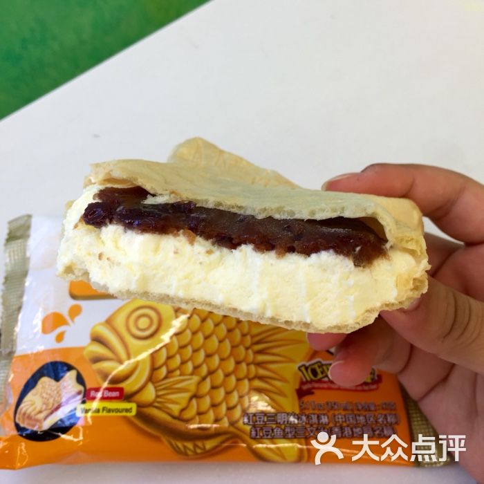 红豆三明治冰淇淋