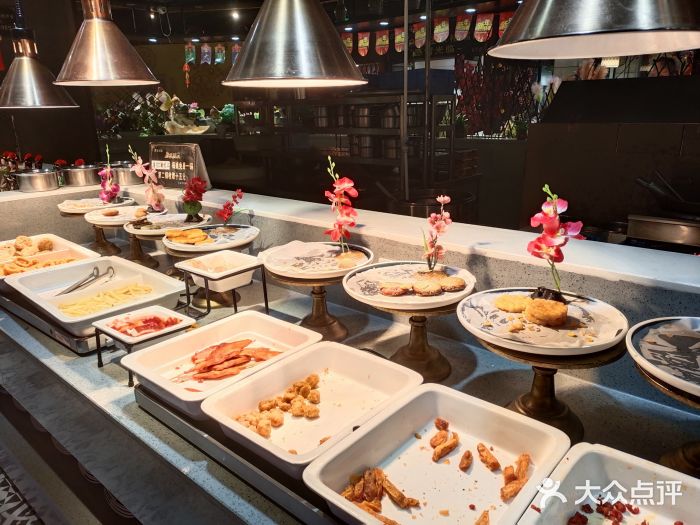 格瑞欧海鲜自助烤肉火锅(光彩店)自助取餐区图片