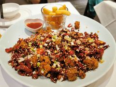 经典辣子鸡配大薯条-眉州东坡(民族园店)