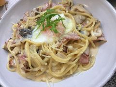 奶油汁培根溏心蛋意面-Future&Kitchen