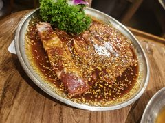 -明洞阿姨·韩式酱蟹烤肉·创意料理(三元桥店)