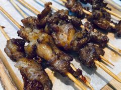 羊肉串-老佛爷铜炉蛙锅(海岸城店)