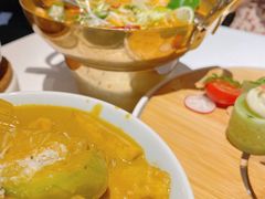 泰式咖喱配手抓饼-熹素·鲜美素食Vegetarian (天河领展店)