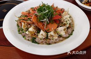 Steamed Crab and Black Truffle Patties