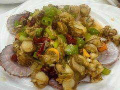 葱爆威海扇贝-威海渔村(黄兴路店)