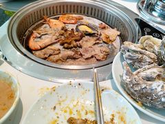 -绿岛港轩海鲜烤肉涮锅自助餐厅