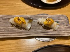 枪鱿鱼海胆寿司-鮨青(恒基名人购物中心店)