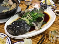 清蒸石斑-明记海鲜美食老字号(明记总店)