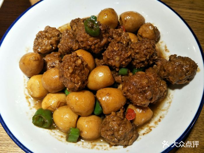 小柴米餐厅(孺子路店)鸽蛋烧肉丸图片 - 第2张