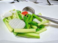 芦笋百合炒山药-潮府馆·非遗潮州菜·世纪公园(新国际博览中心店)