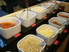 自助调料区-热火朝天鲜切牛肉火锅(南强街巷店)