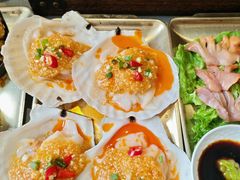 -围炉肉舍•炭烤活鳗•丹东海鲜烤肉(步行街店)