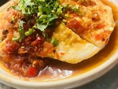 凉拌荷包蛋-浩海火燒雲傣家菜(芮欧百货店)