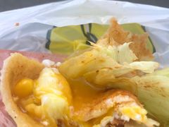 -小红车炸蛋葱油饼