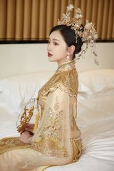 -桃子造型婚纱礼服(凤起广场店)
