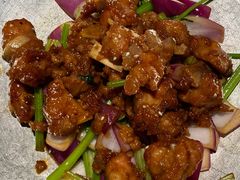 蒜香蜜汁排骨-绿茶餐厅(西单老佛爷店)