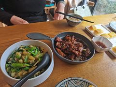 土豆泥小白菜-山丹丹西北菜(金贸大厦店)