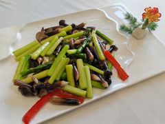 芦笋炒鸡枞菌-海铺·渔家虾水饺(皇姑店)