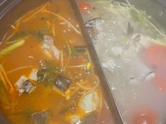 酸汤鸳鸯锅底-阿婉贵州苗家酸汤鱼(梅林店)