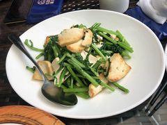 菊花菜炒豆腐-走马楼饭庄(慈城古县城店)