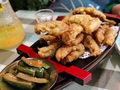 苔菜黄花鱼-君霖海鲜私房菜(春柳店)