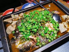鲜青椒烤鱼-探鱼·鲜青椒爽麻烤鱼(银泰城店)