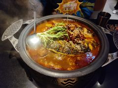 宫爆油条虾滑烤鱼-探鱼·鲜青椒爽麻烤鱼(领展购物广场店)