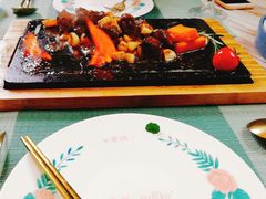 田园澳洲骰子牛肉-蜜桃花开·中西融合菜E&W(南长街店)