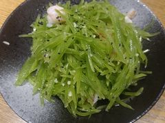 莴笋虾仁-去茶去餐厅(中央大街店)