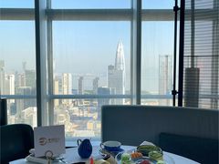 靠窗位-深圳中洲万豪酒店·大堂酒廊·高空海景
