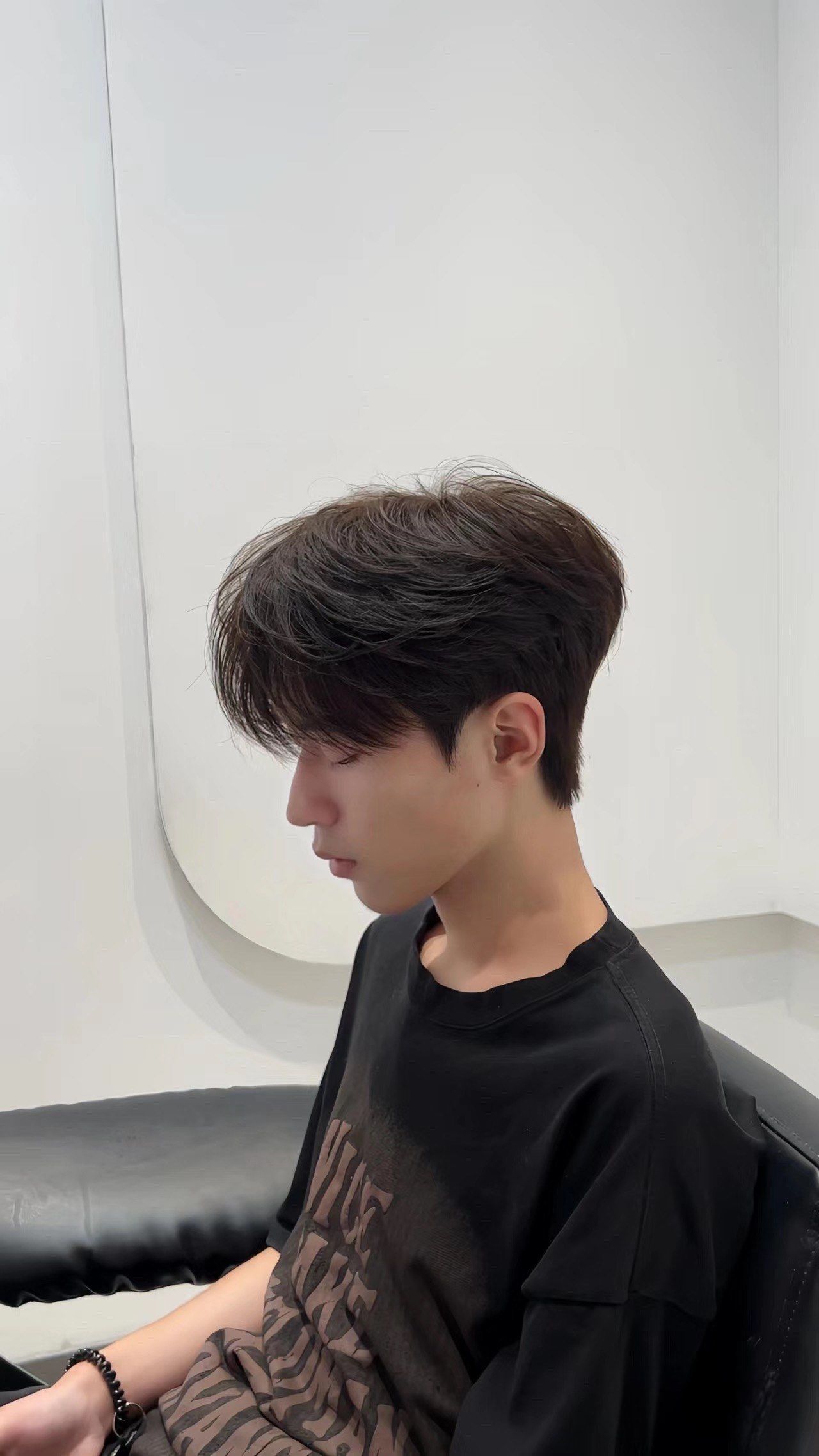 日常打卡#微分碎盖 #气垫烫 #服帖烫 #男生服帖烫发型推荐