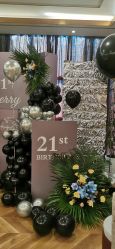 -宝宝百日宴周岁生日派对气球布置策划