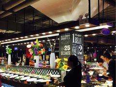 自助取餐区-豪食披萨烤肉自助(保定商场店)